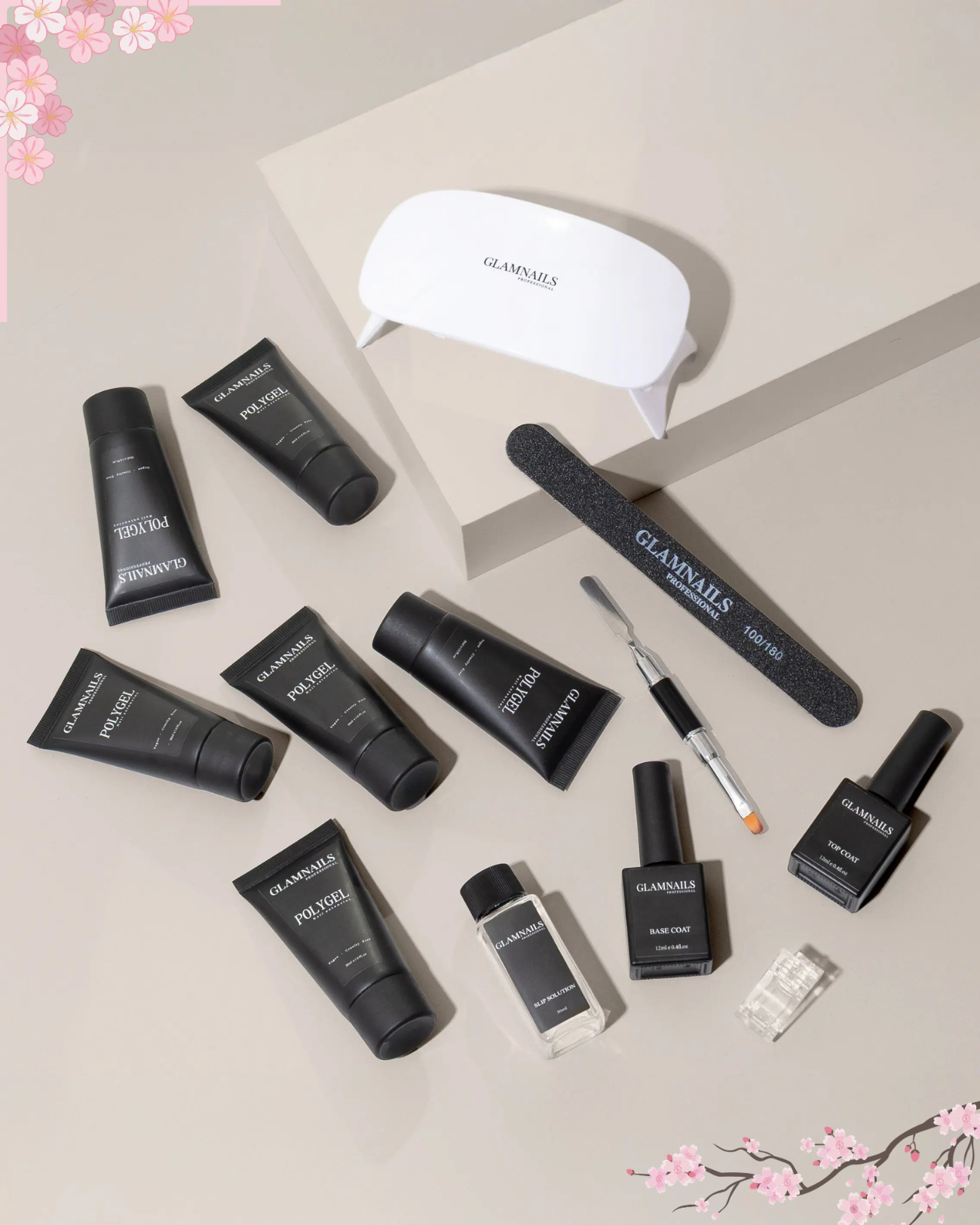 Glamnailsprofessional Gezondheid & beauty > Nagelverzorging > Nagelgel Lente Polygel Starterset | 3+3 Gratis Kleuren