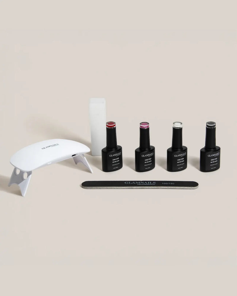 Gel Polish Startpakke | 2+2 gratis farver | Uden base/top coat