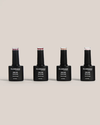 Glamnailsprofessional Sundhed og skønhed > Neglepleje > Negle gel One Step Gel Polish farvesæt | Vælg 4 farver