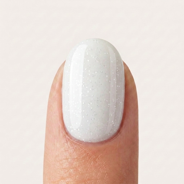 Polygel Snowflake Shimmer Glamnailsprofessional 